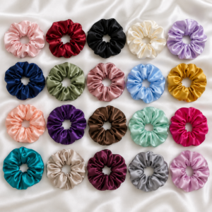 Pack of 20 Silk Scrunchies